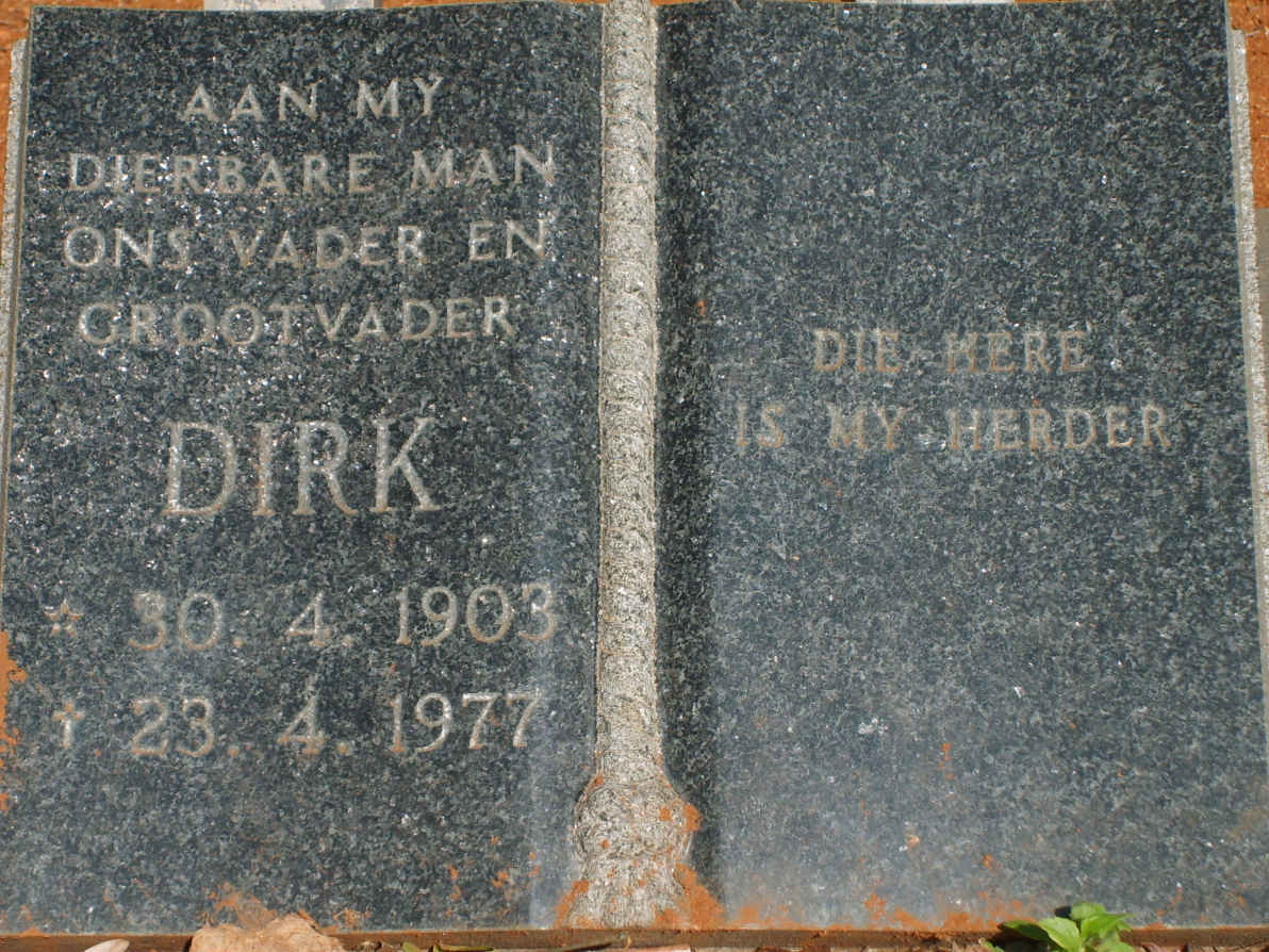 ? Dirk 1903-1977