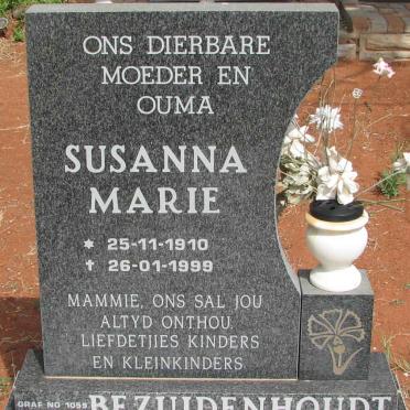 BEZUIDENHOUDT Susanna  Marie 1910-1999