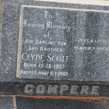 COMPERE Clyde Scott 1957-1960