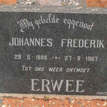 ERWEE Johannes Frederik 1888-1967