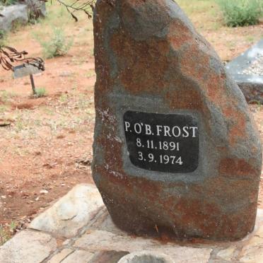FROST P. O'B. 1891-1974