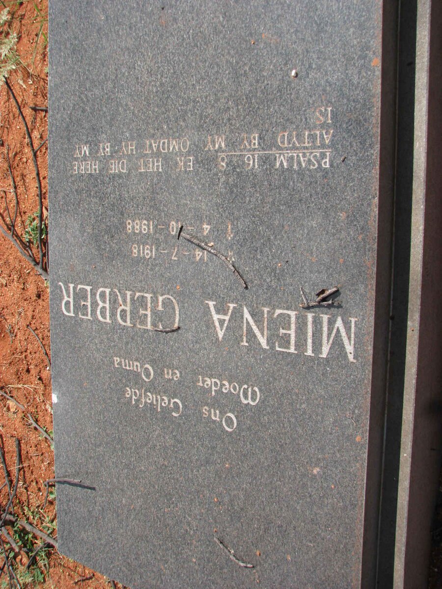 GERBER Miena 1918-1988