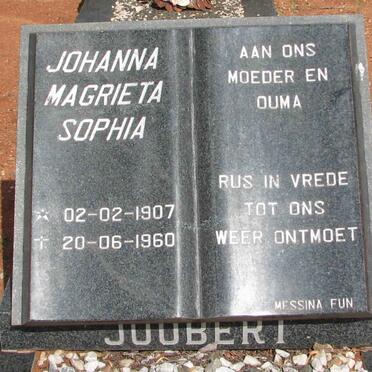 JOUBERT Johanna Magrieta Sophia 1907-1960