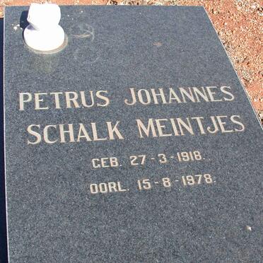MEINTJES Petrus Johannes Schalk 1918-1978