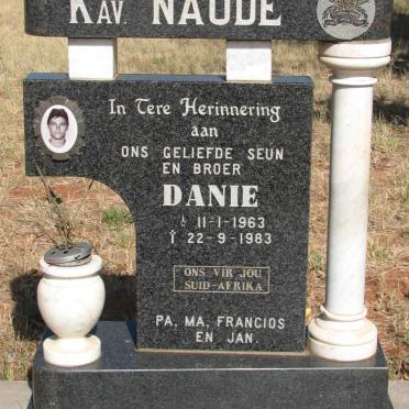 NAUDE Danie 1963-1983
