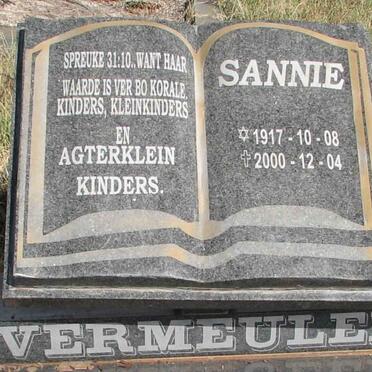 VERMEULEN Sannie 1917-2000