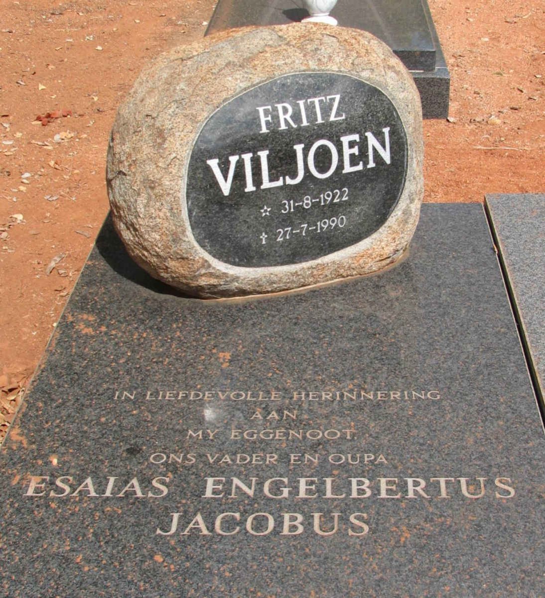 VILJOEN Esaias Engelbertus Jacobus 1922-1990