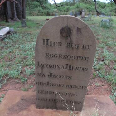 JACOBS Jacomina Hendrina nee ENGELBRECHT 1856-1928