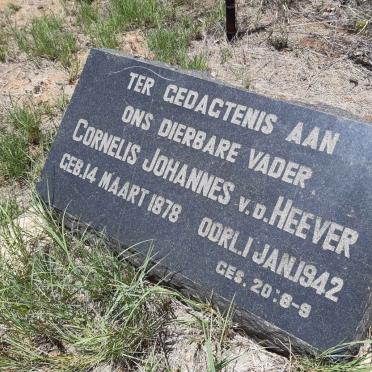 HEEVER Cornelis Johannes, v.d. 1878-1942