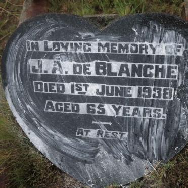 BLANCHE J.A., de -1938
