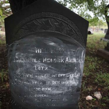 LOTZ Johannes Hendrik Andries -1916