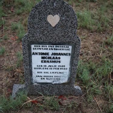 ERASMUS Antonie Johannes Nicolaas 1939-1940