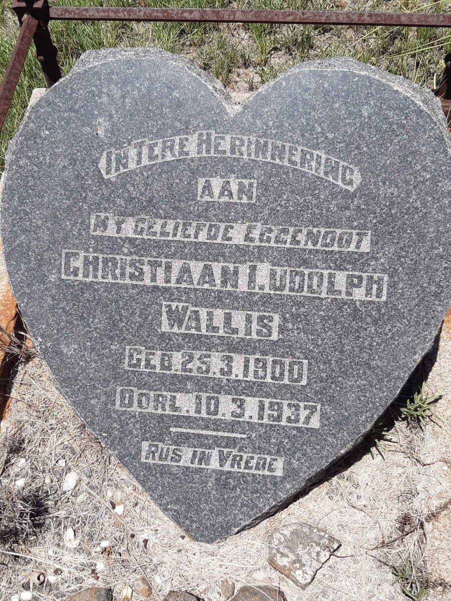 WALLIS Christiaan Ludolph 1900-1937