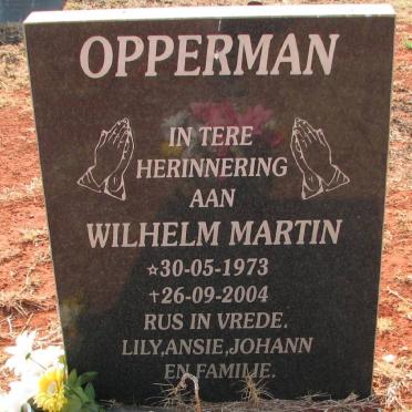 OPPERMAN Wilhelm Martin 1973-2004