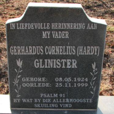 GLINISTER Gerhardus Cornelius 1924-1999