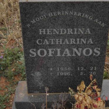 SOFIANOS Hendrina Catharina 1956-1996