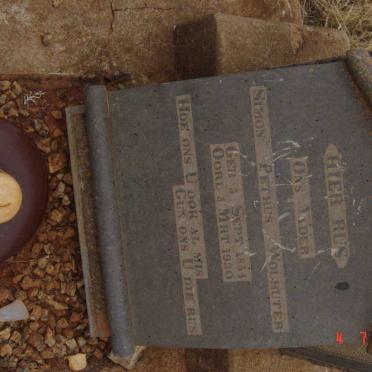 WOLHUTER Simon Petrus 1854-1930