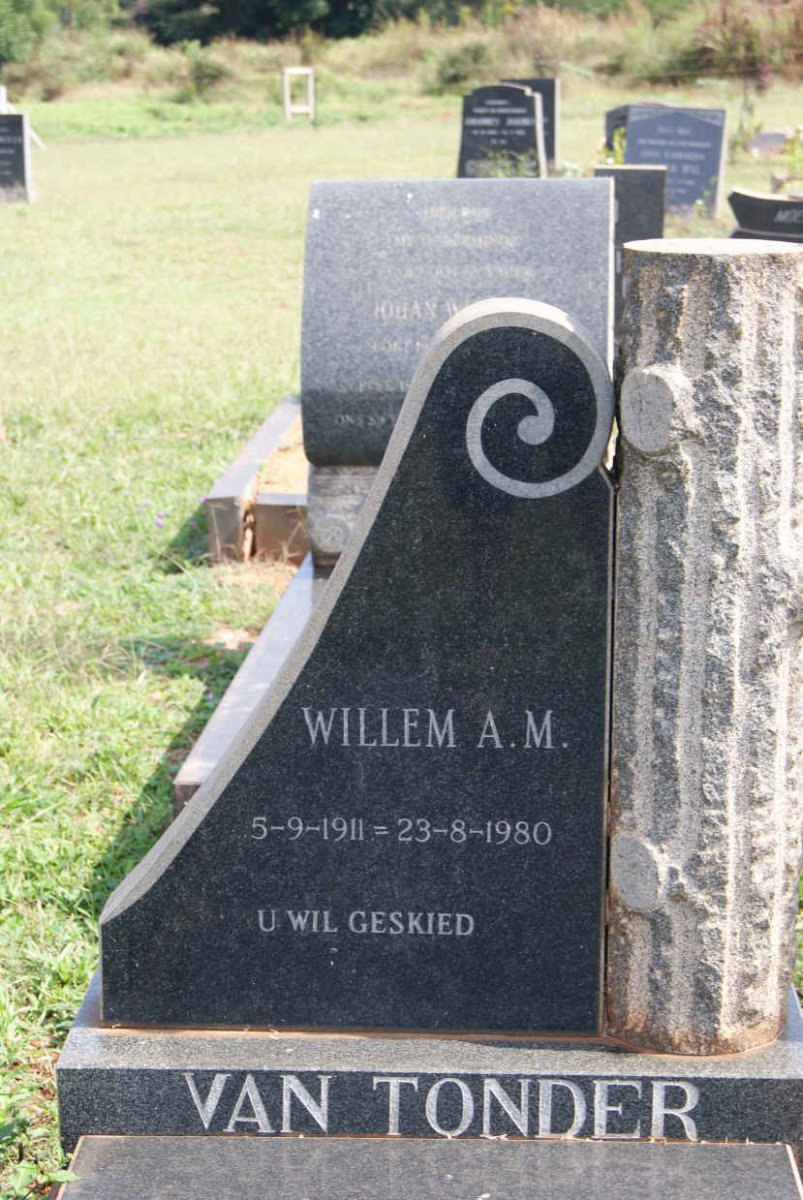 TONDER Willem A.M., van 1911-1980