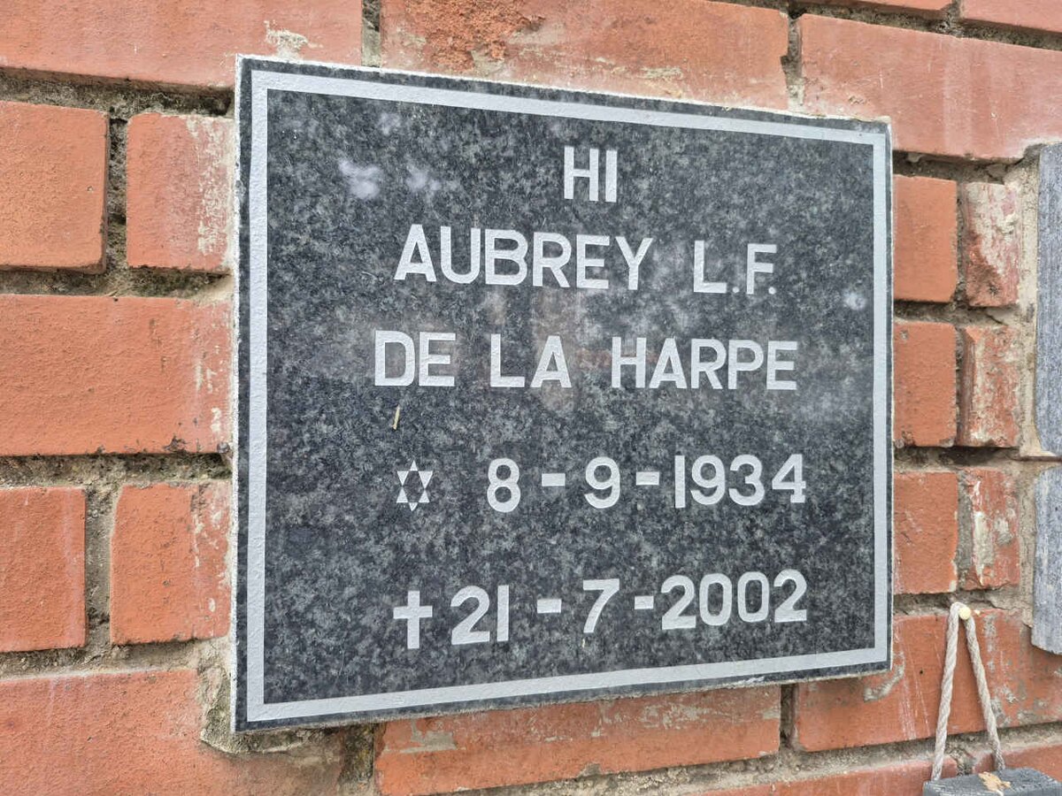 HARPE Aubrey L.F., de la 1934-2002