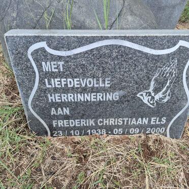 ELS Frederik Christiaan 1938-2000