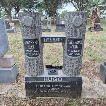 HUGO Johannes Izak 1937-2021 & Catherina Maria 1941-2001 