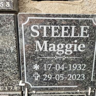 STEELE Maggie 1932-2023