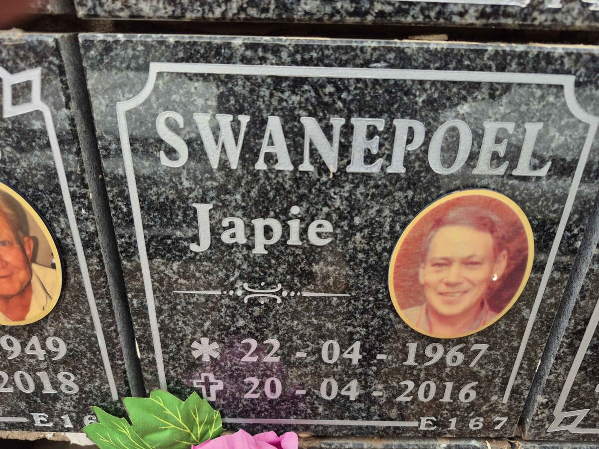 SWANEPOEL Japie 1967-2016