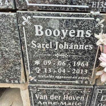 BOOYENS Sarel Johannes 1964-2013