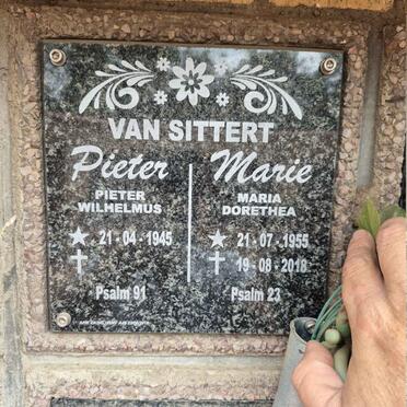 SITTERT Pieter Wilhelmus, van 1945- & Maria Dorethea 1955-2018