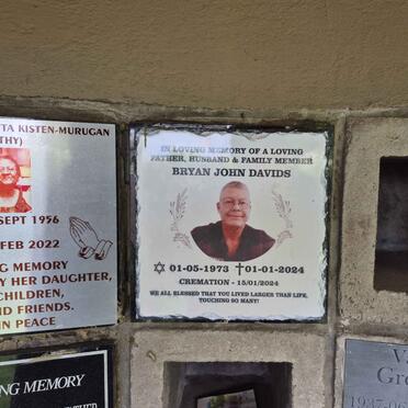 DAVIDS Bryan John 1973-2024