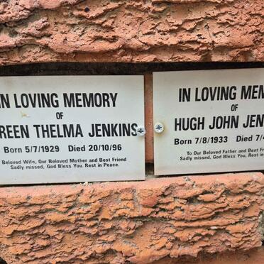 JENKINS Hugh John 1933-1997 & Doreen Thelma 1929-1996