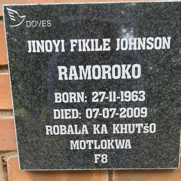 RAMOROKO Jinoyi Fikile Johnson 1963-2009