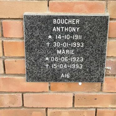 BOUCHER Anthony 1911-1993 & Marie 1923-1993