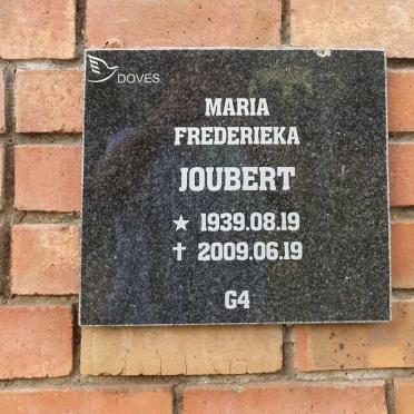 JOUBERT Maria Frederieka 1939-2009