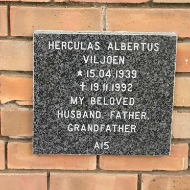 VILJOEN Herculas Albertus 1939-1992