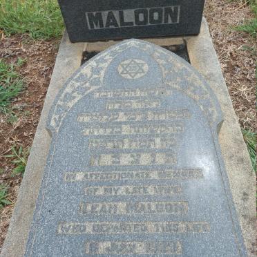 MALOON Leah -1929