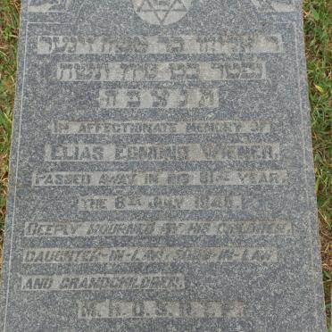 WIENER Elias Edmund -1948