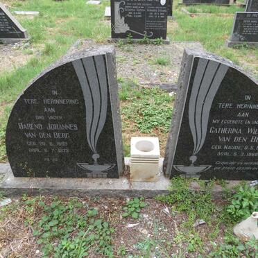 BERG Barend Johannes, van den 1889-1973 & Catherina Wilhelmina 1896-1968