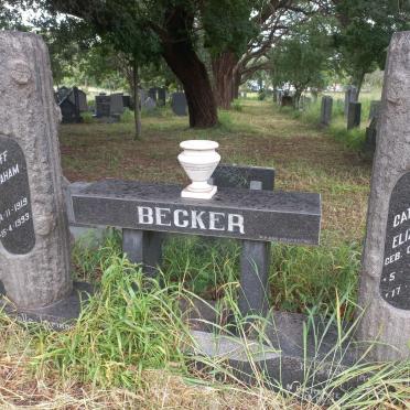 BECKER Oloff Abraham 1919-1993 & Catherine Elizabeth CAVANAGH 1922-1978