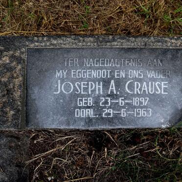 CRAUSE Joseph A. 1897-1963