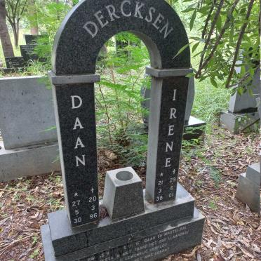 DERCKSEN Daan 1930-1996 & Irene 1938-2001