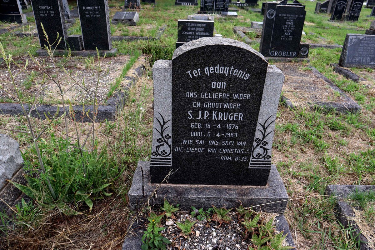 KRUGER S.J.P. 1876-1963