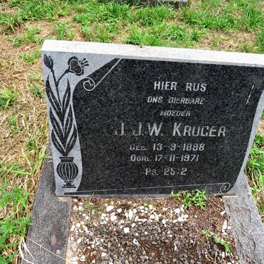 KRUGER J.J.W. 1888-1971