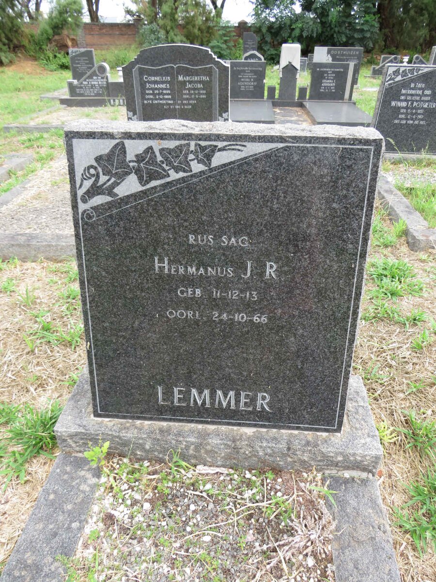 LEMMER Hermanus J.R. 1913-1966
