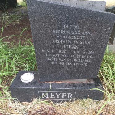 MEYER Johan 1940-1978