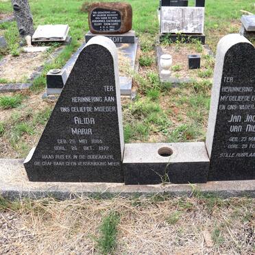 NIEKERK Jan Jacobus, van 1871-1960 & Alida Maria 1884-1972