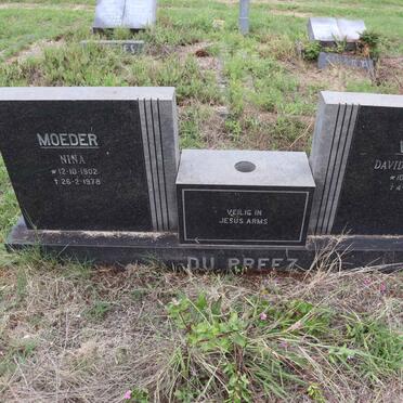 PREEZ David Francois, du 1877-1960 & Nina 1902-1978