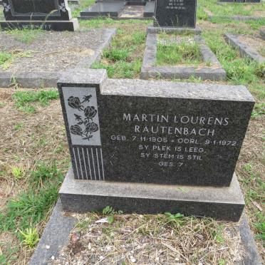 RAUTENBACH Martin Lourens 1905-1972