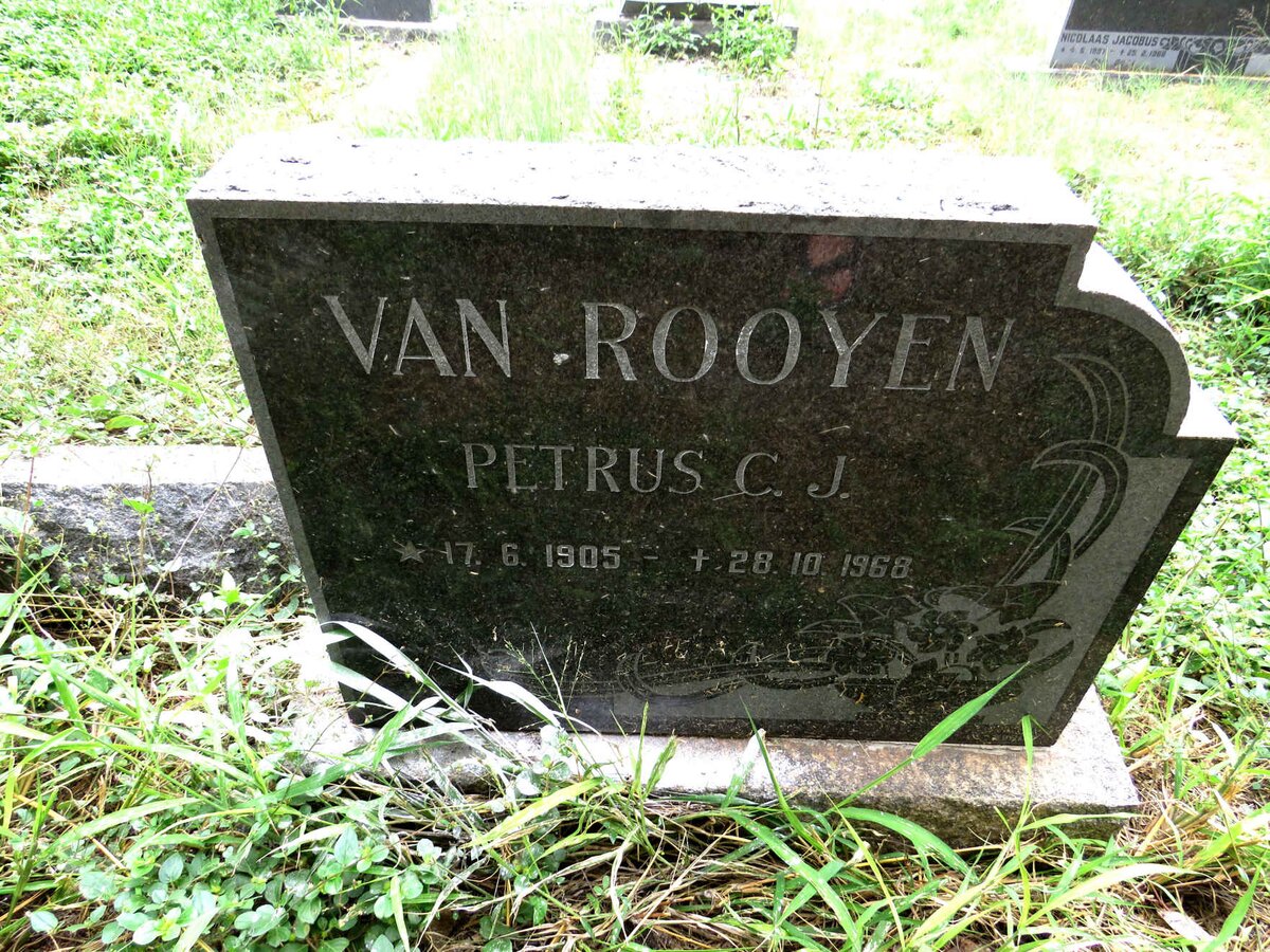 ROOYEN Petrus C.J., van 1905-1968