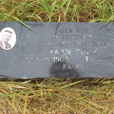 ROOS Faan 1909-1978
